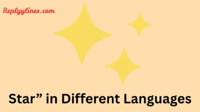 Star” in Different Languages