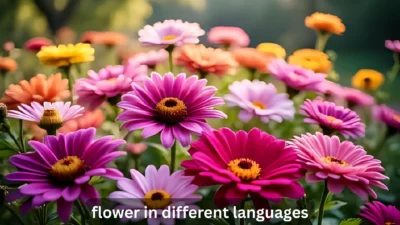 flower in different languages
