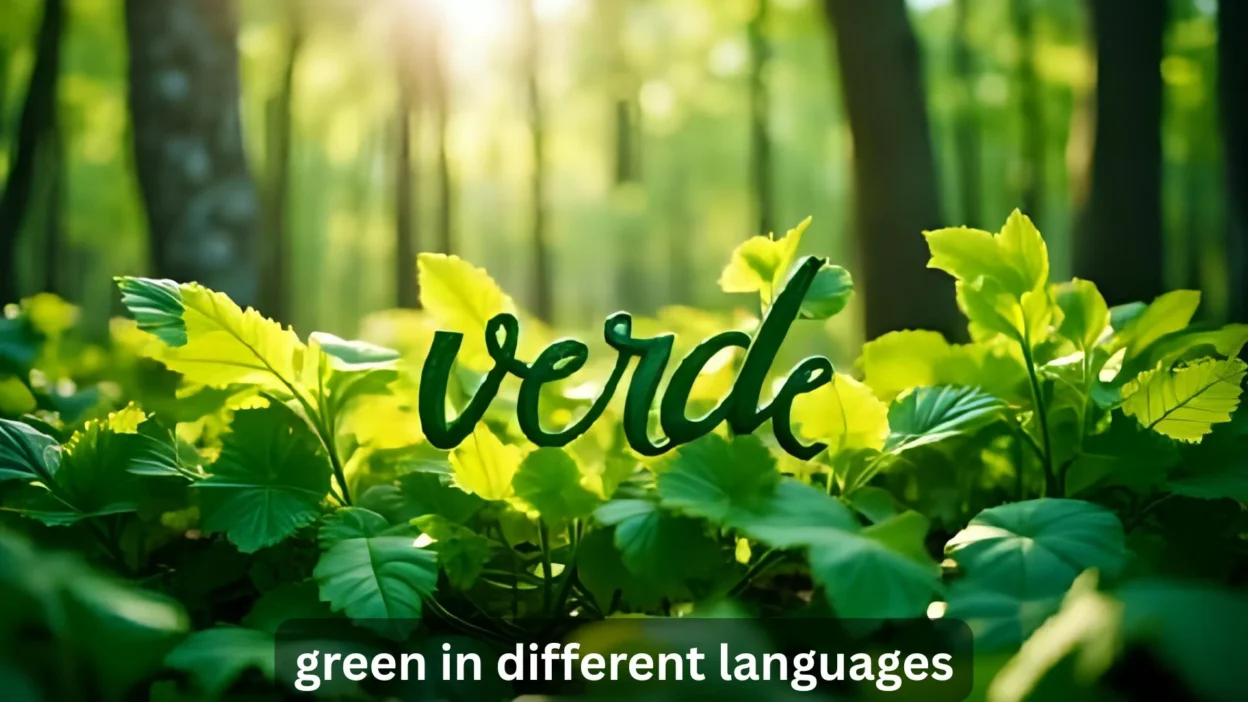 green in different languages