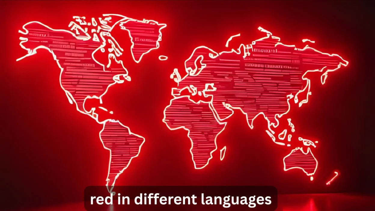 red in different languages