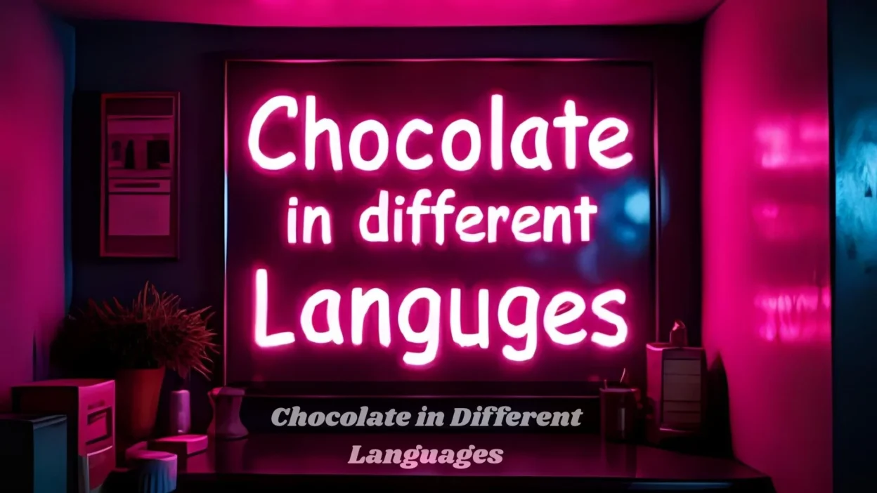 Chocolate in Different Languages