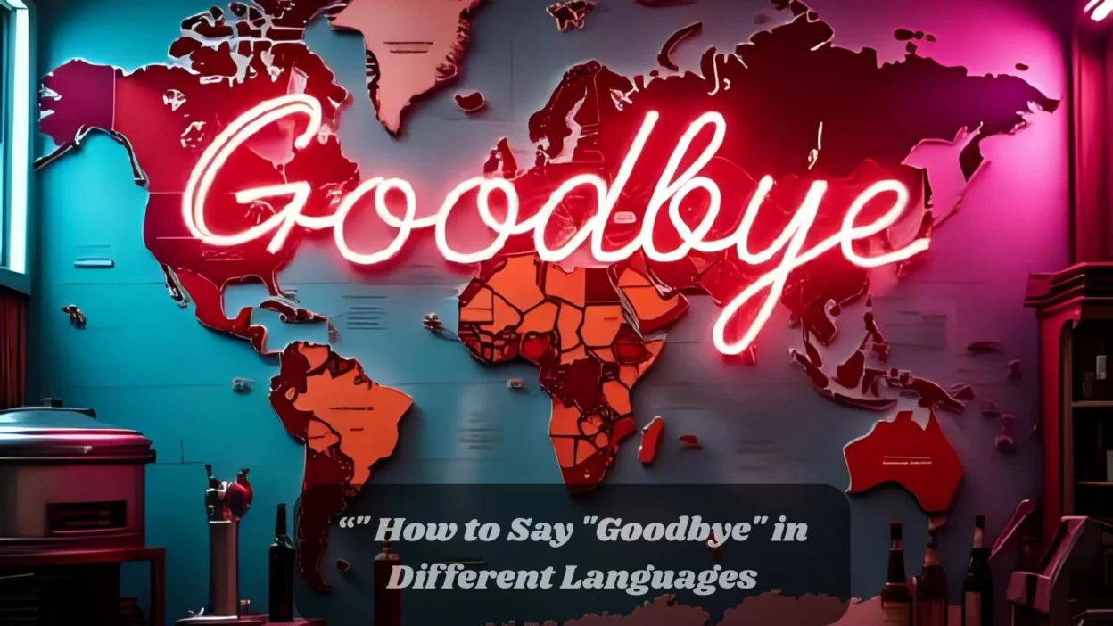 How to Say "Goodbye" in Different Languages