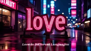 Love in Different Language