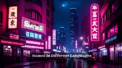 Names in Different Languages