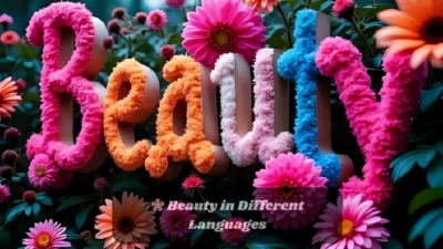 🌸 Beauty in Different Languages