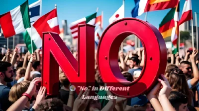 🌍 "No" in Different Languages