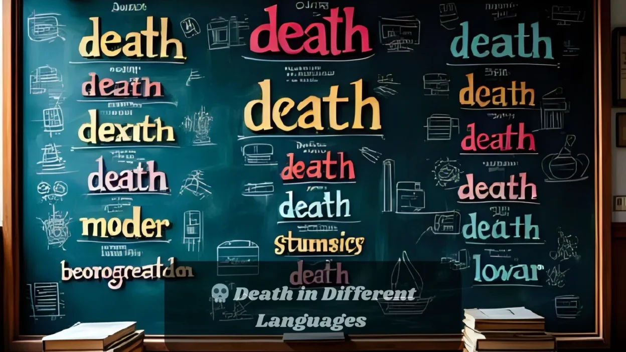 💀 Death in Different Languages 