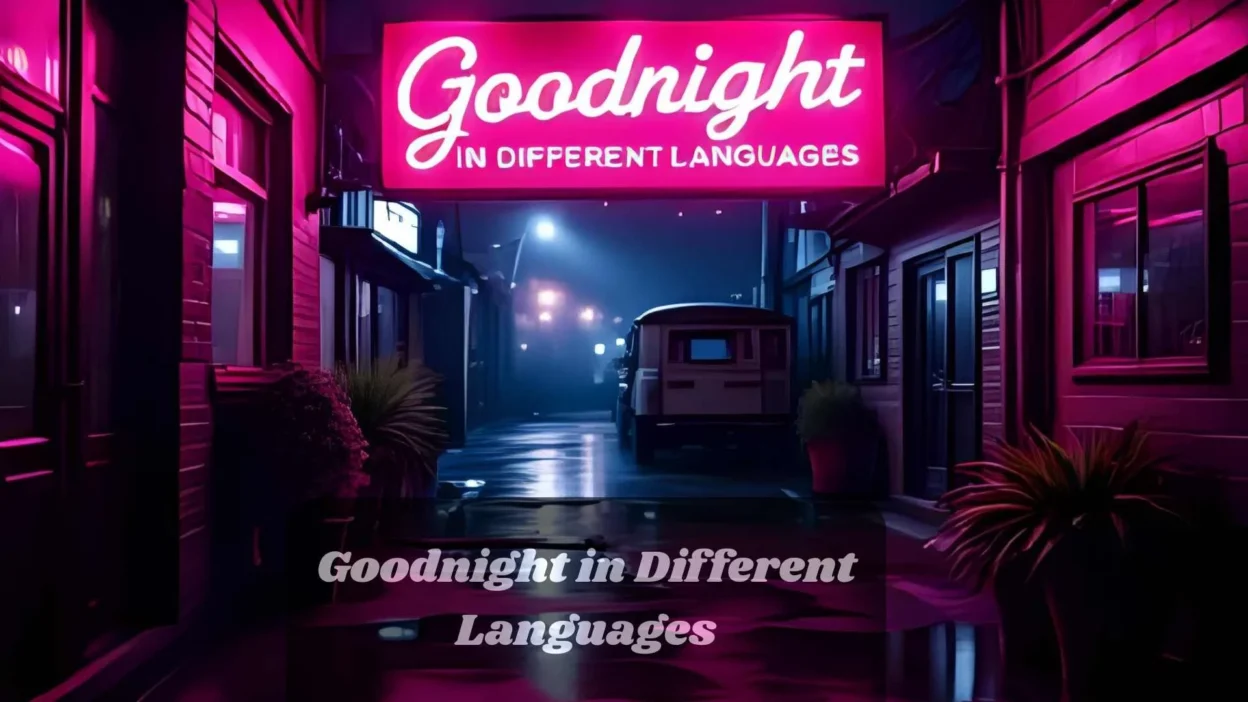 Goodnight in Different Languages