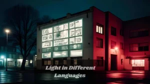 Light in Different Languages 