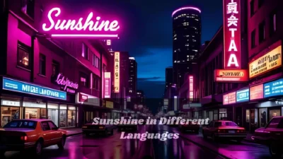Sunshine in Different Languages