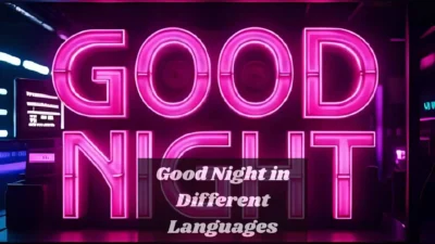 Good Night in Different Languages
