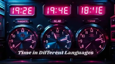 Time in Different Languages