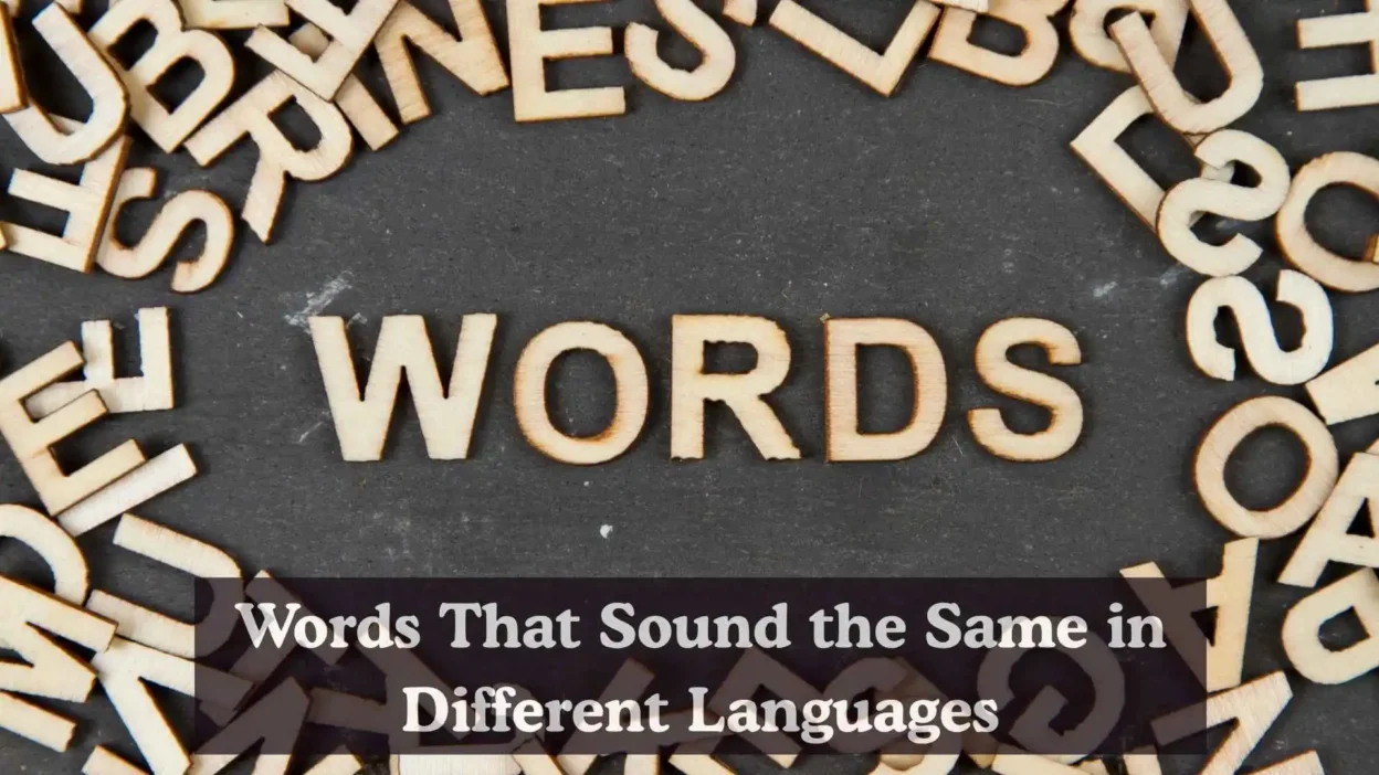 Words That Sound the Same in Different Languages