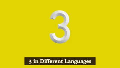 3 in Different Languages