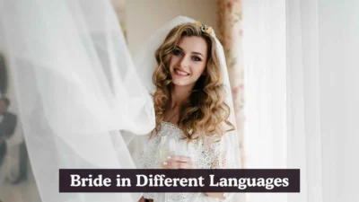 Bride in Different Languages