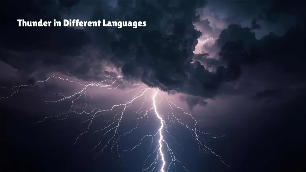 Thunder in Different Languages