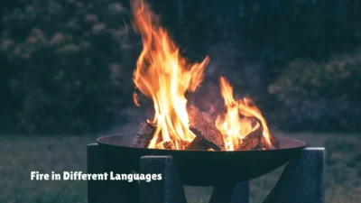 Fire in Different Languages