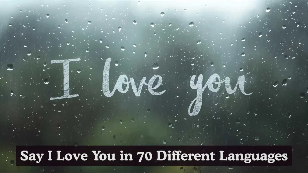 Say I Love You in 70 Different Languages