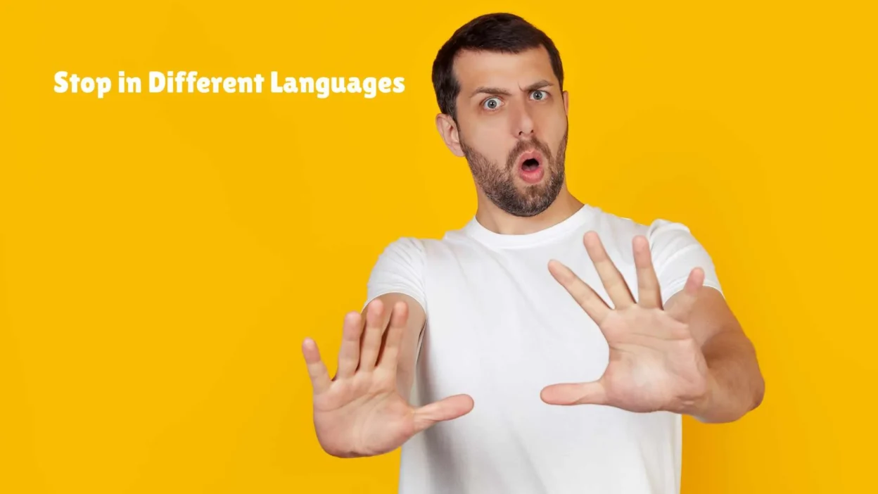 Stop in Different Languages