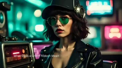 what does a green ribbon mean