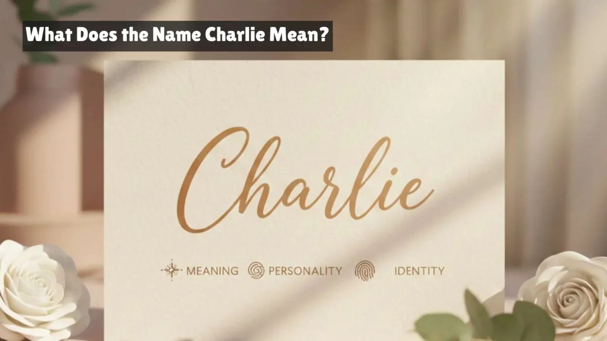 What Does the Name Charlie Mean