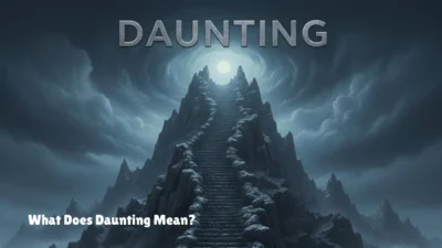 What Does Daunting Mean