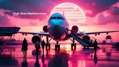 what does deplane mean
