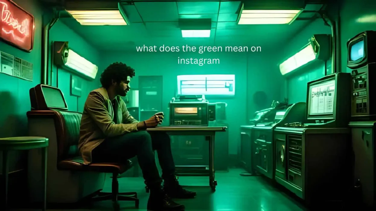 what does the green mean on instagram