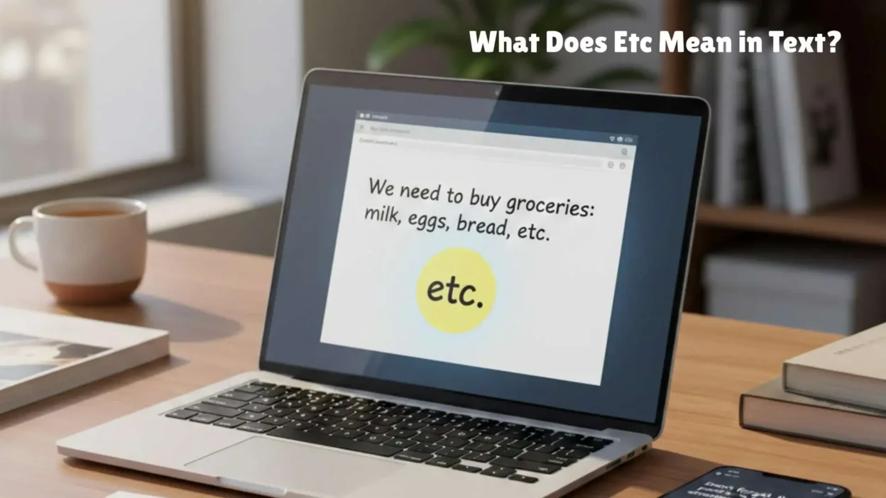 What Does Etc Mean in Text