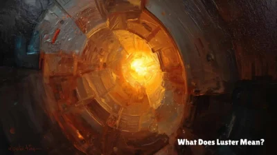 What Does Luster Mean