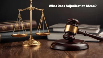 What Does Adjudication Mean