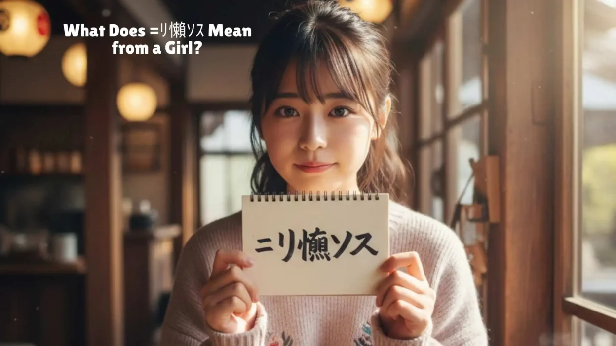 What Does =ﾘ懶ｿｽ Mean from a Girl