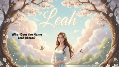 What Does the Name Leah Mean